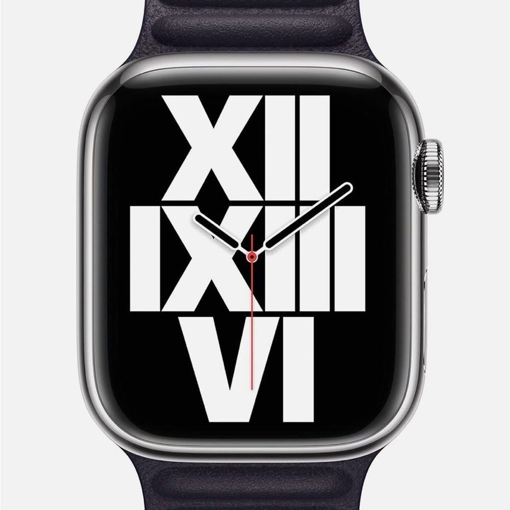 Black Apple Leather Magnetic Strap (S/M)